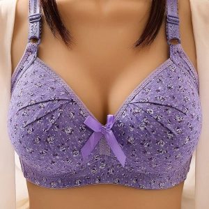 Plus Size Bra Women Underwear Wire Free Comfort Soft Thin Breathable(Buy 2 FREE SHIPPING)